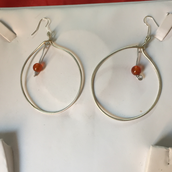 Red Carnelian Earrings