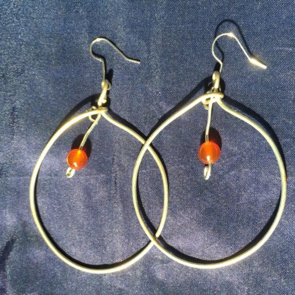 Red Carnelian Earrings