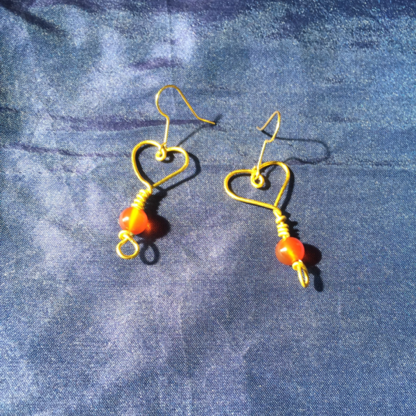 Red Carnelian Earrings